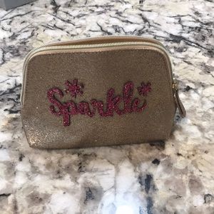 Sparkly cosmetic bag